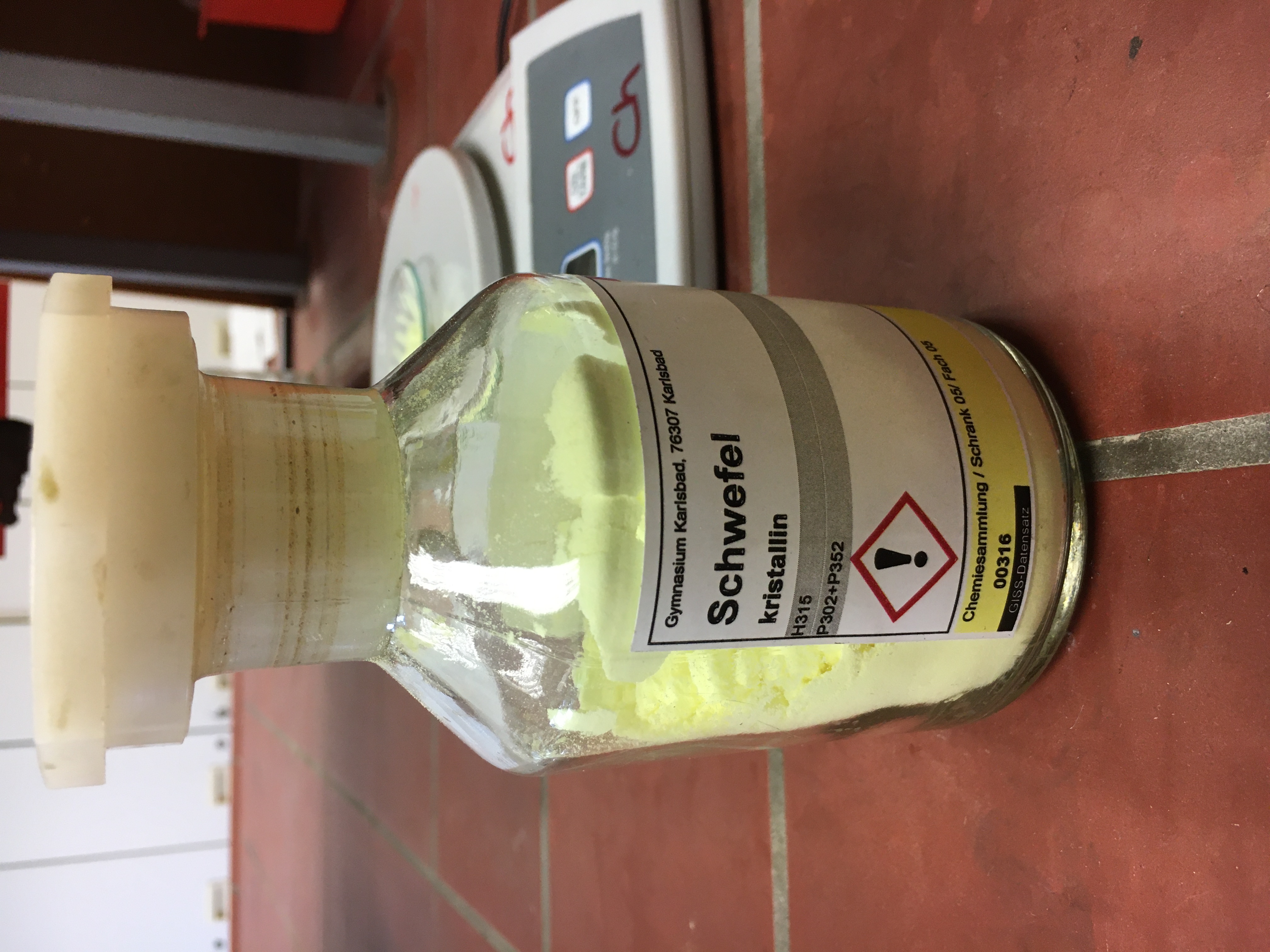 Bilder zu den Versuchen SchwefelEisen — Landesbildungsserver BadenWürttemberg